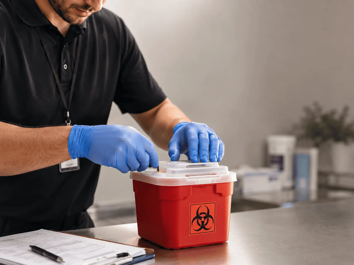 Why choose Sharps Waste Disposal in Levering, MI